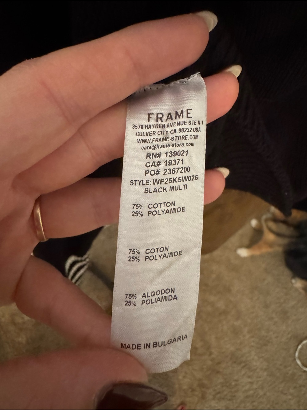 The Sailor Pullover by Frame - Picture 5 of 5